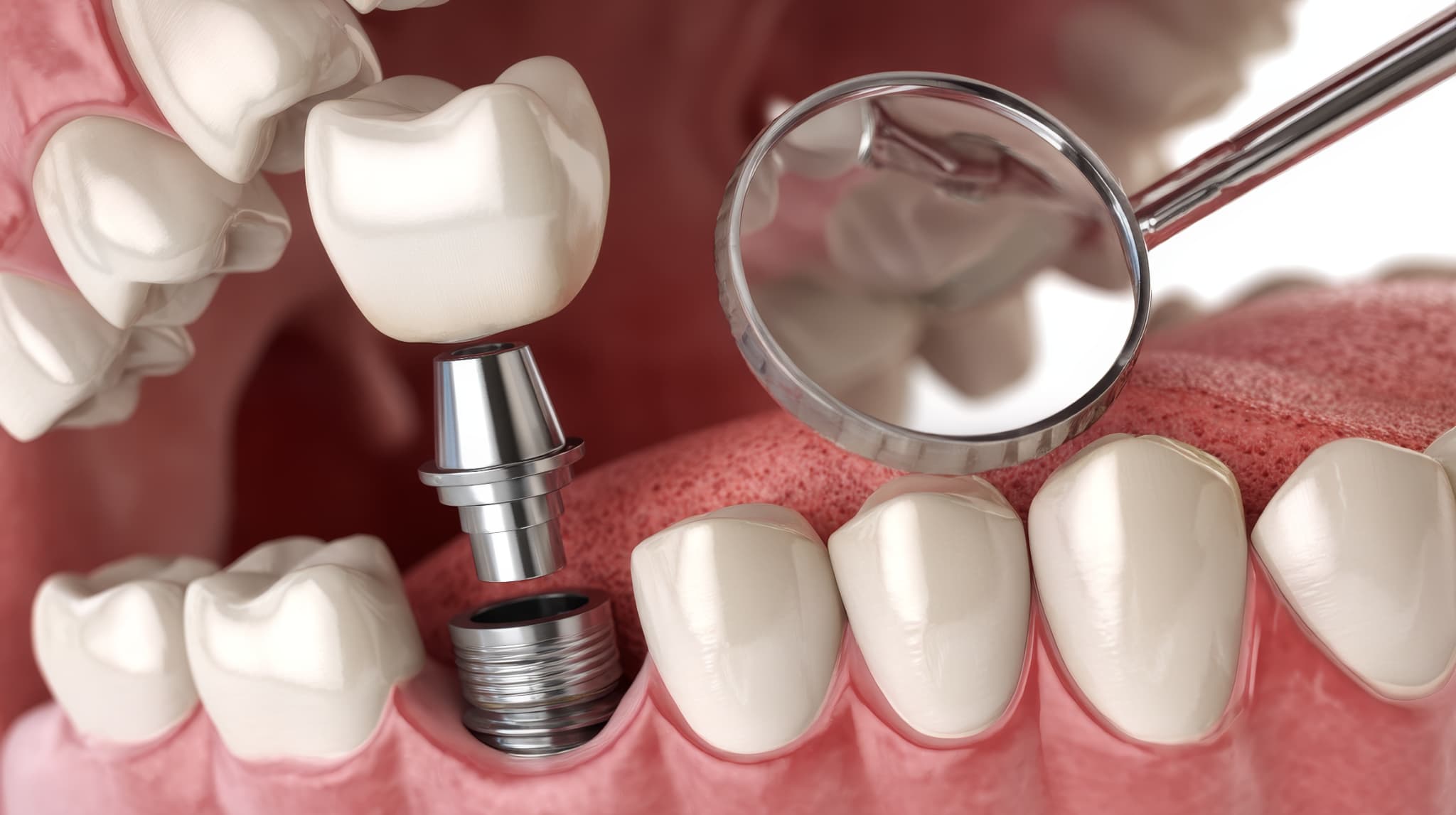 インプラントを埋め込んだイメージ